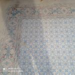 oude tegels blauw