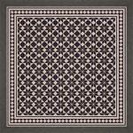 Portugese tegels astrea black met boordtegels