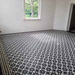 Portugese cementtegels zwart en wit stertegels