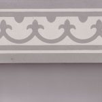 Portugese cementtegels B19 soft grey