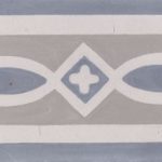 Portugese tegel Border 5 blauw