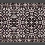Portugese cementtegels Flowerz Zero BW of Negra 12