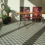 cementtegels Hexa groen