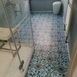 Portugese cementtegels badkamer