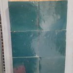zelliges tegels blauw groen