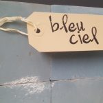 Zelliges 10x10 cm Bleu Ciel close up