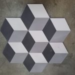 Hexagonale cementtegels HEXA ESCHER XL-02